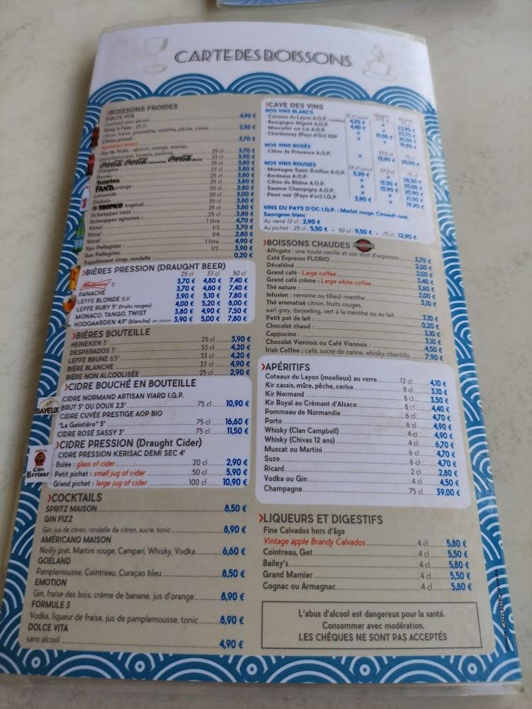 Le Goéland - Menu Image 1